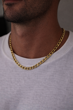 Žluté zlato pánský řetízek dutý PANCR